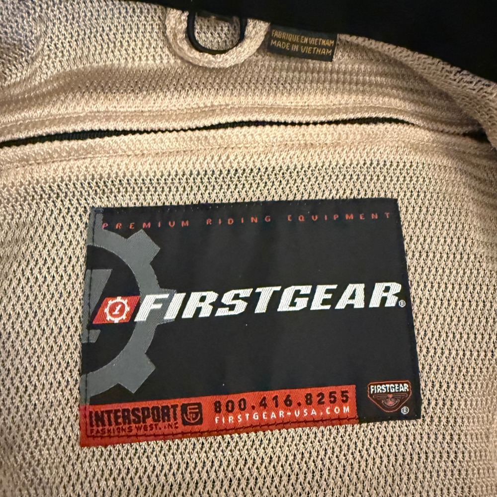 Firstgear Mesh-Tex II Motorcycle Riding Jacket Blue Black Padded FG50168 Mens XL - Picture 2 of 9